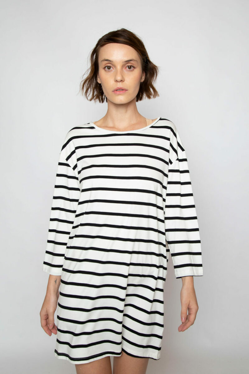 T´shirt Dress AMP Listrado - Imagem 2