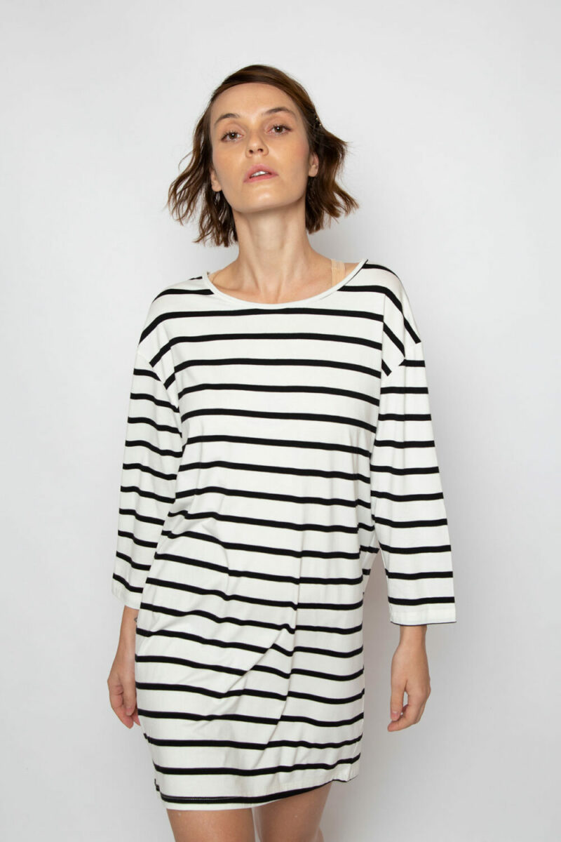 T´shirt Dress AMP Listrado - Imagem 3