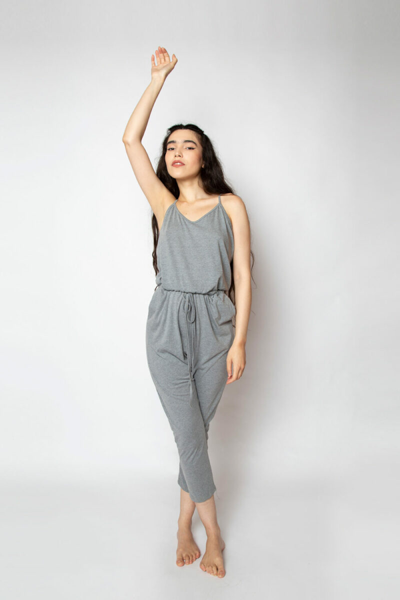 Macacão AMP Regata Saruel Cinza - Imagem 2