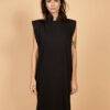 Vestido AMP Ombreira Midi Preto