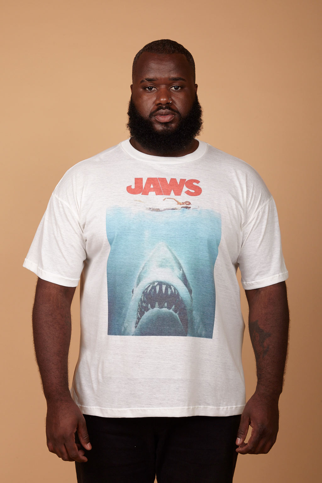 Camiseta estampada Oversized Jaws