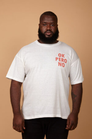 Camiseta estampada Oversized Ok pero No