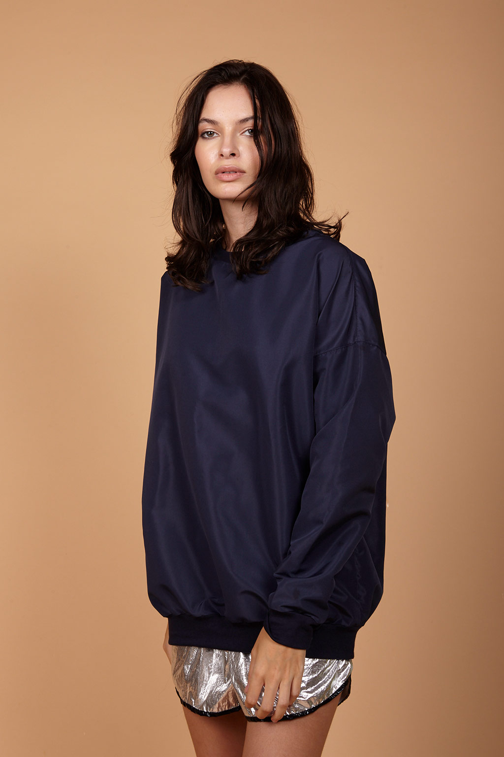 Blusão impermeável azul marinho AMP