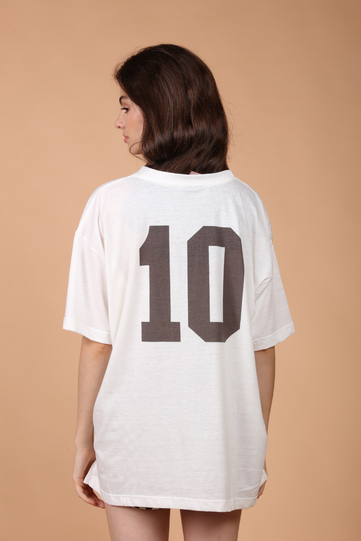 Camiseta oversize estampada do Pelé