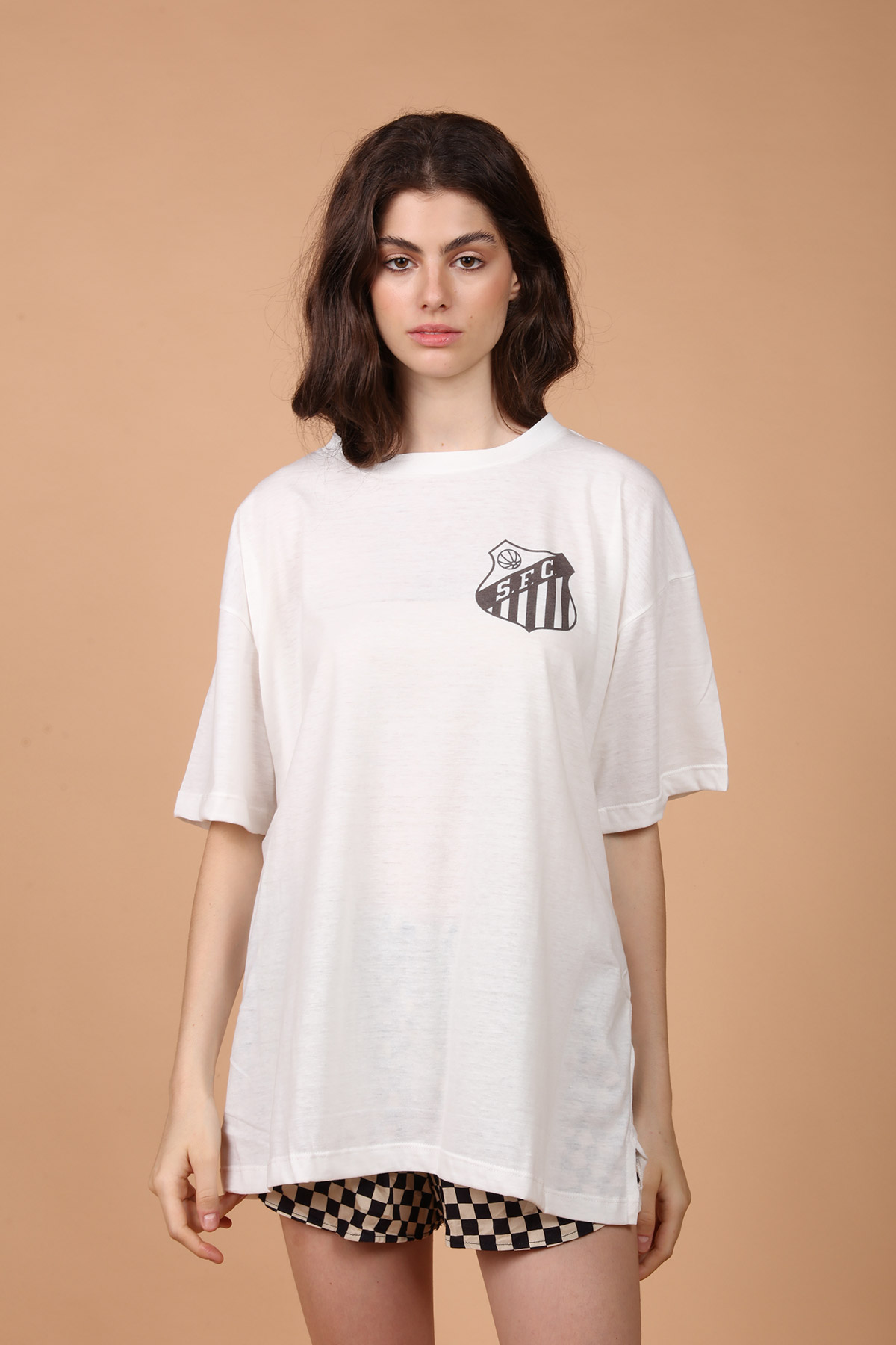 Camiseta oversize estampada do Pelé