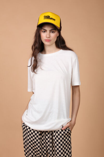 Camiseta básica off-white