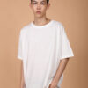 Camiseta básica oversize off-white