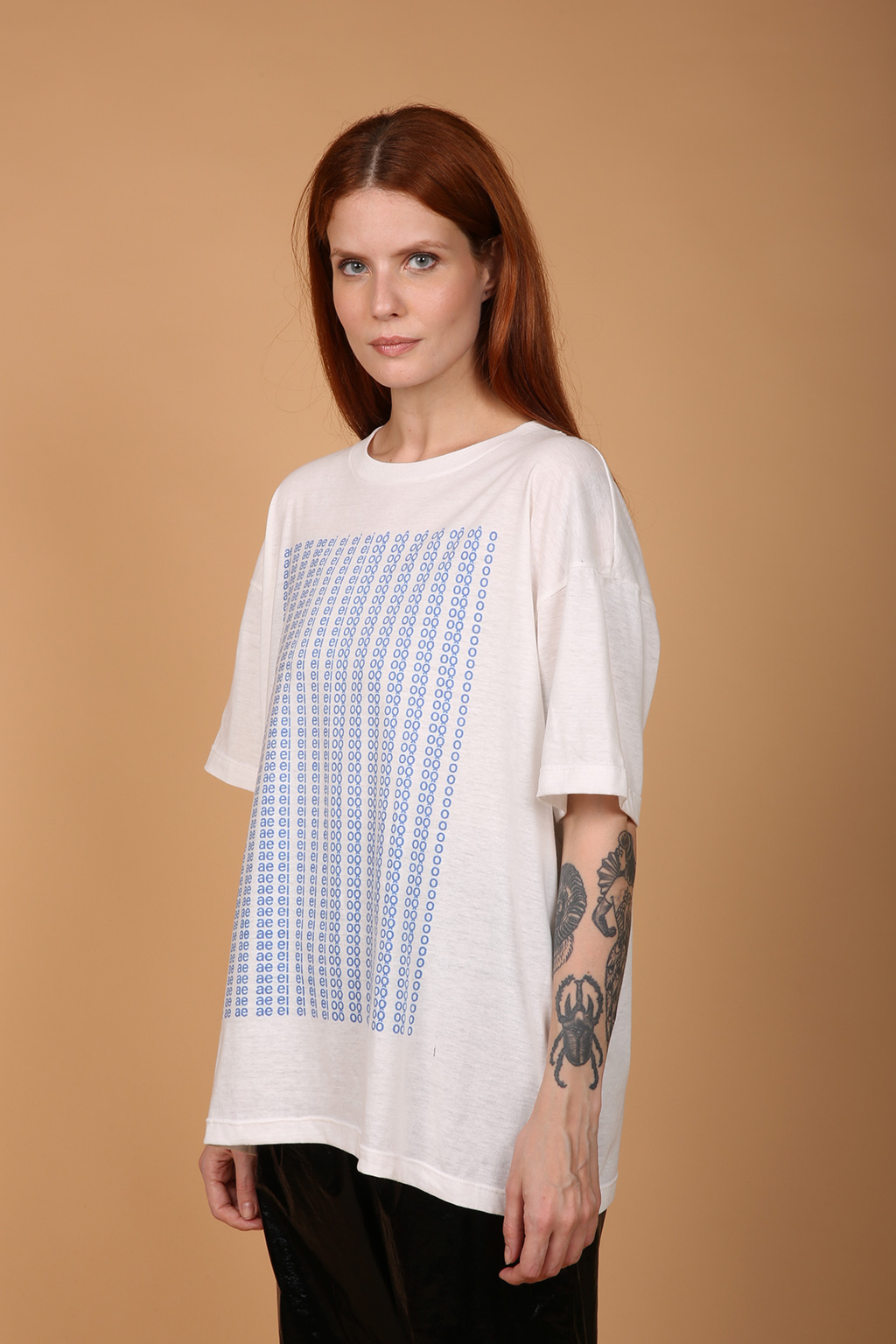 Camiseta oversize estampada Ae ae