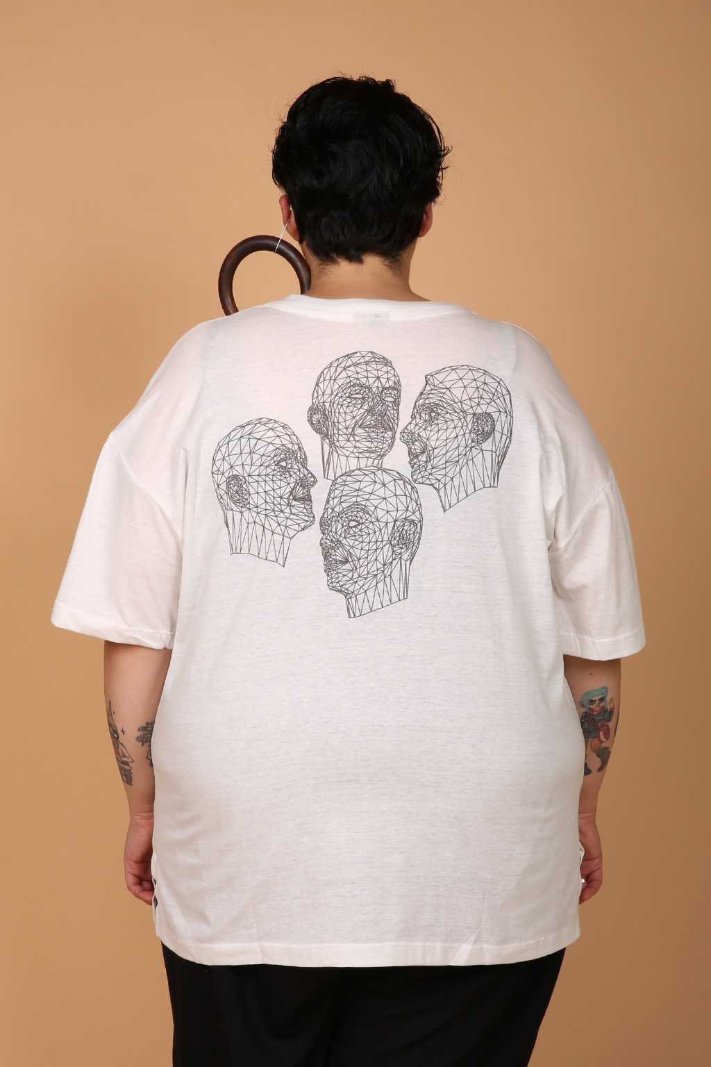 Camiseta oversize estampada Kraftwerk