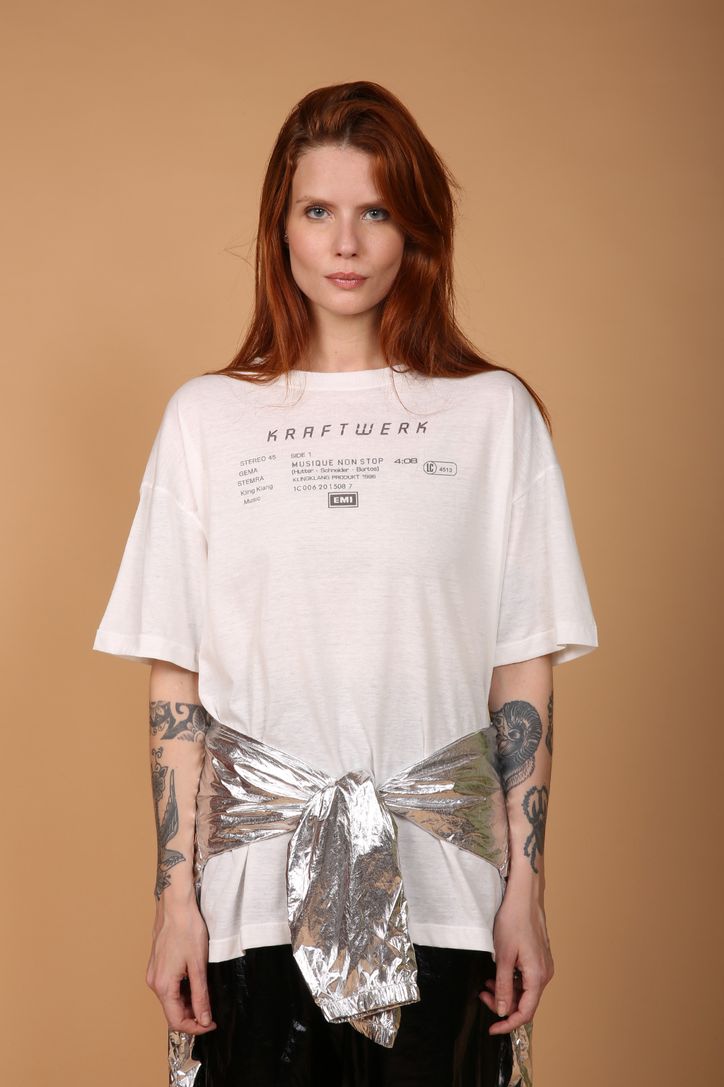 Camiseta oversize estampada Kraftwerk