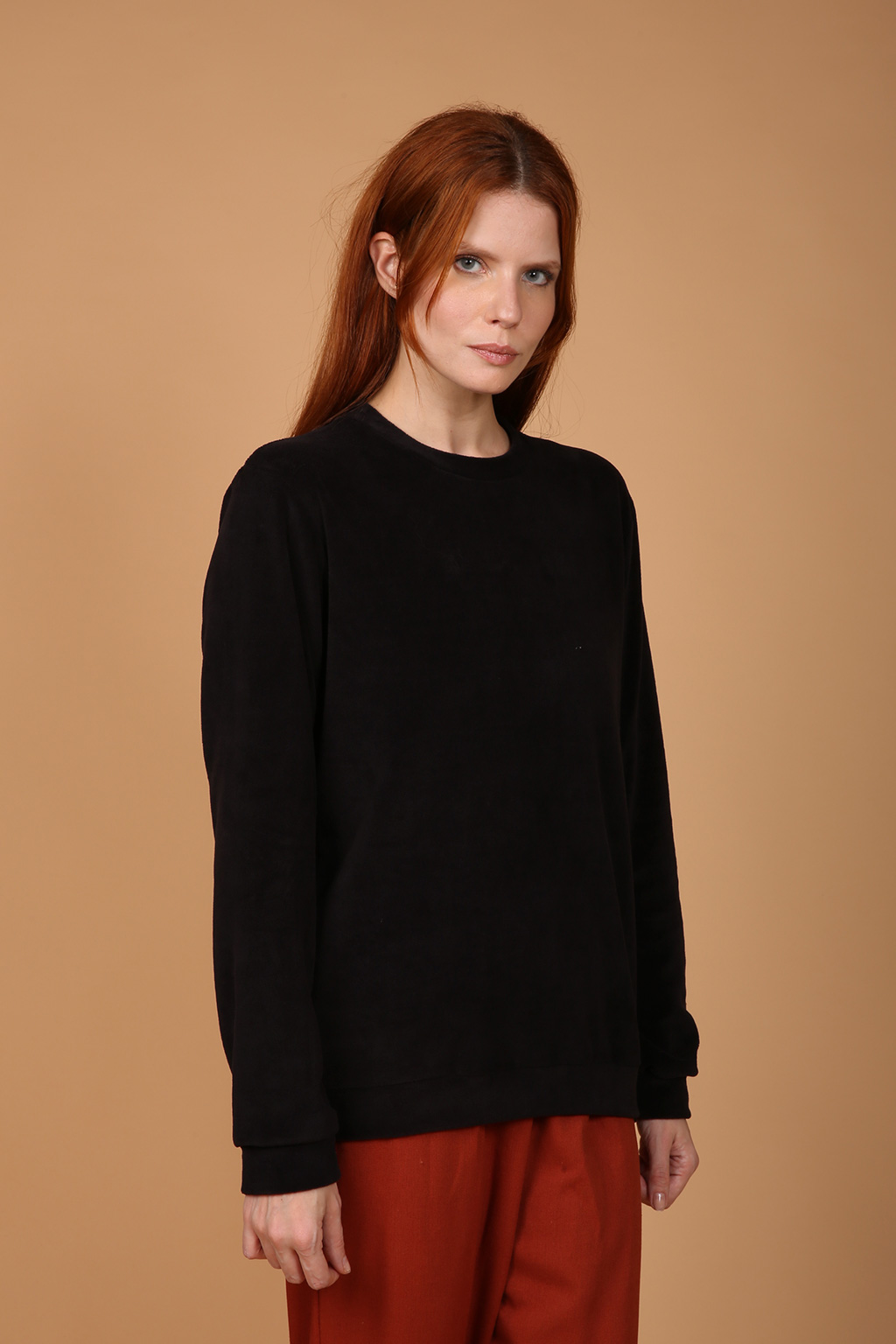 Moletom de plush preto