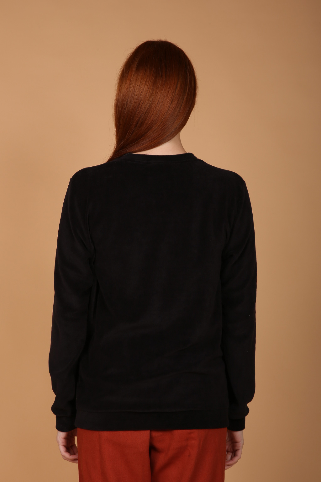 Moletom de plush preto