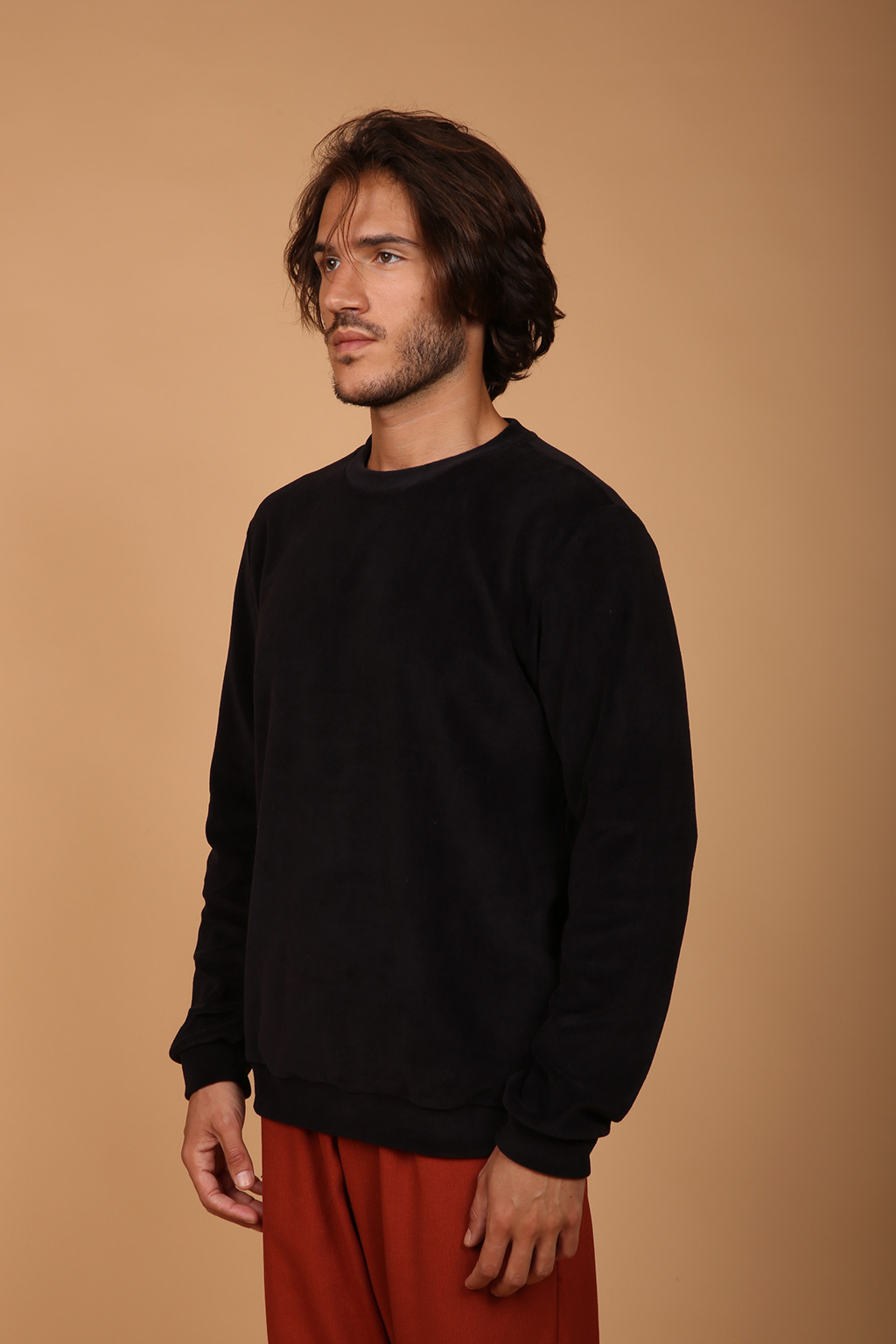 Moletom de plush preto