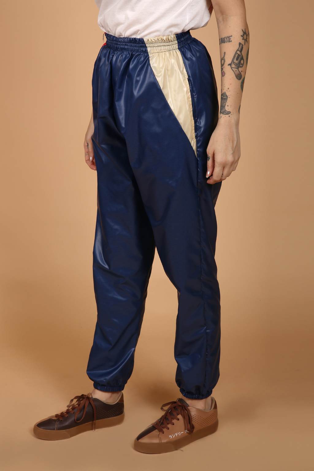 Calça jogger nylon Raios azul