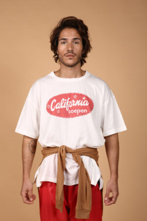 Camiseta oversize estampada California Soepen
