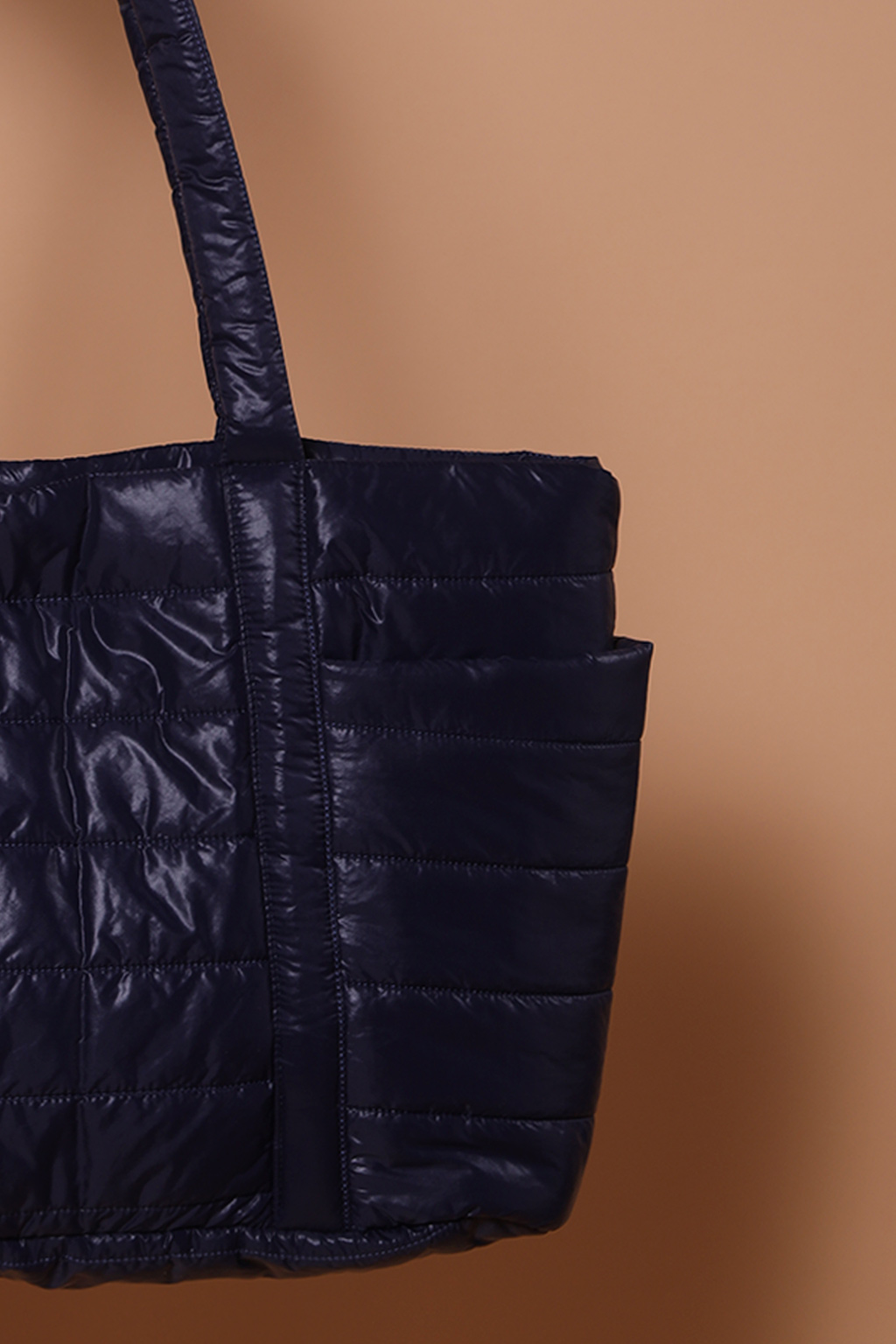 Bolsa puffer 2 bolsos azul