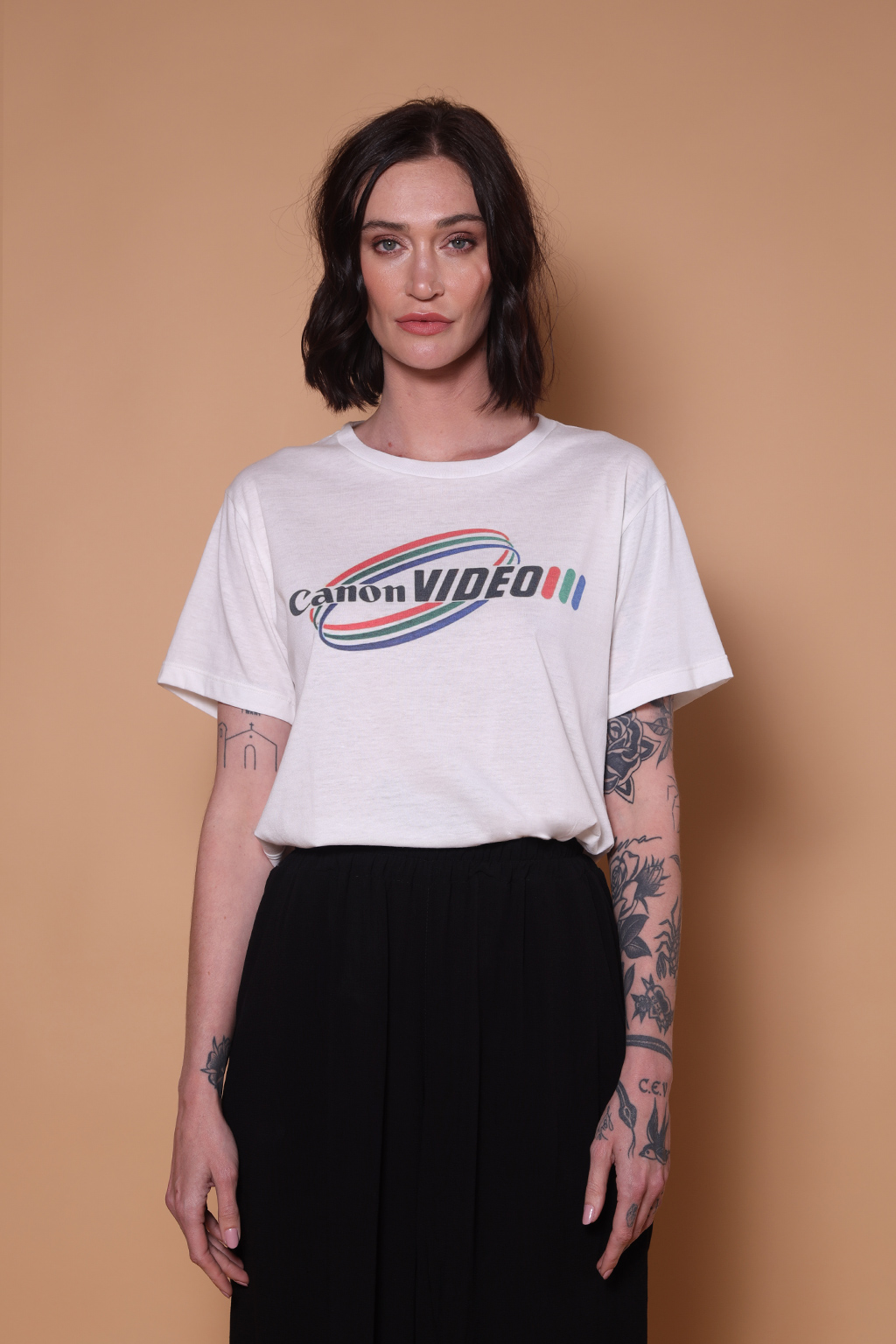 Camiseta estampada Canon Video