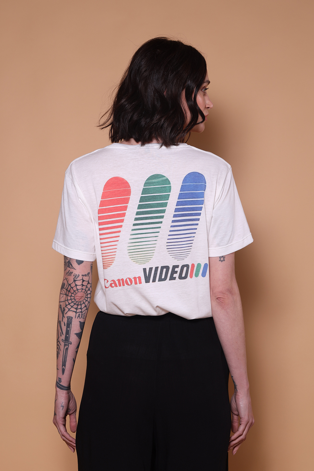 Camiseta estampada Canon Video