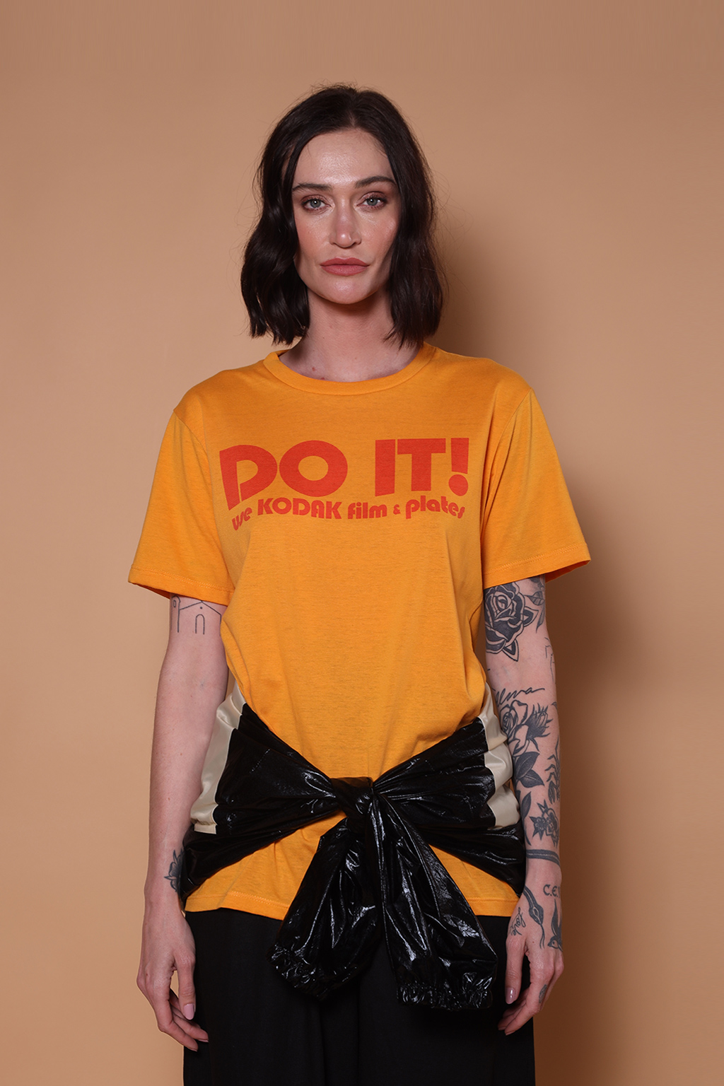 Camiseta amarela estampada Kodak DO IT