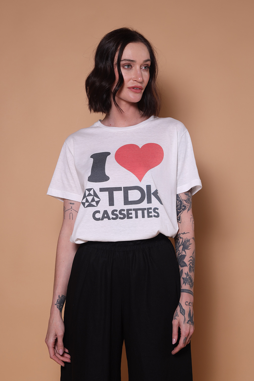 Camiseta estampada TDK