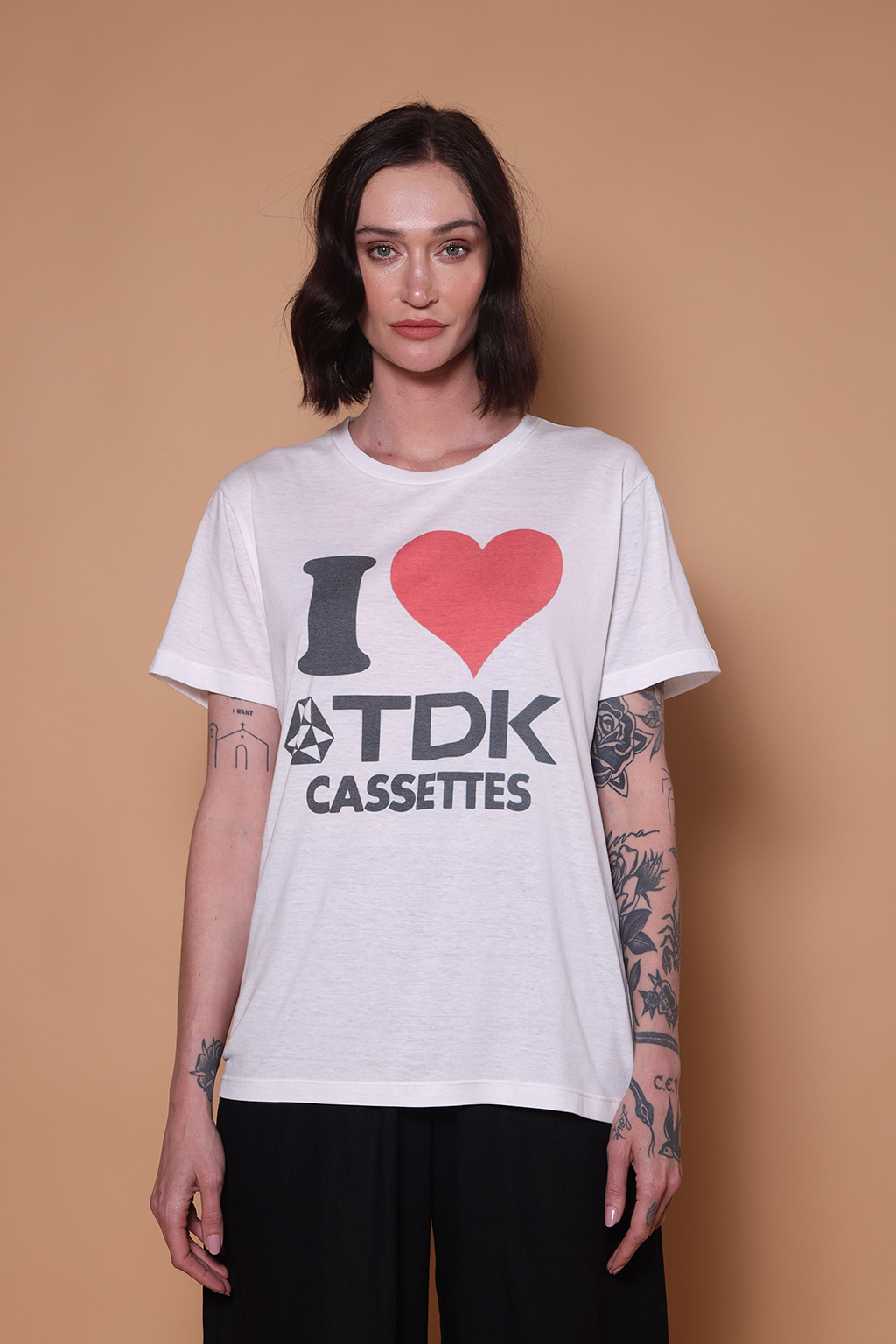 Camiseta estampada TDK