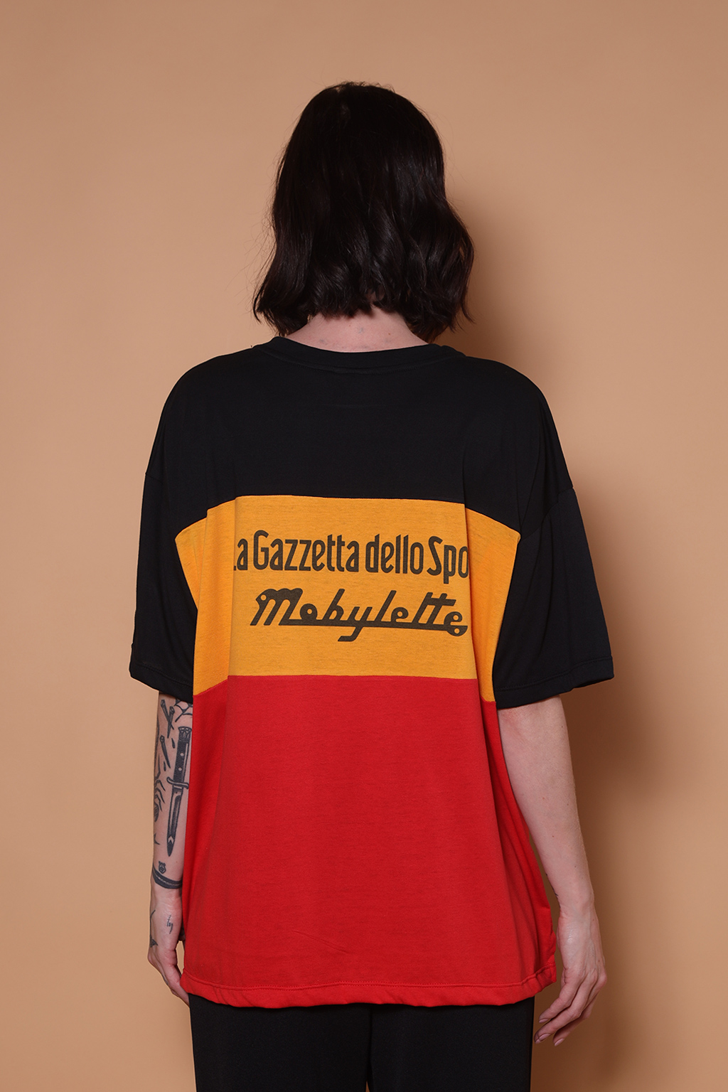 Camiseta oversize Recortes estampada Bianchi Campagnolo