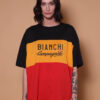 Camiseta oversize Recortes estampada Bianchi Campagnolo