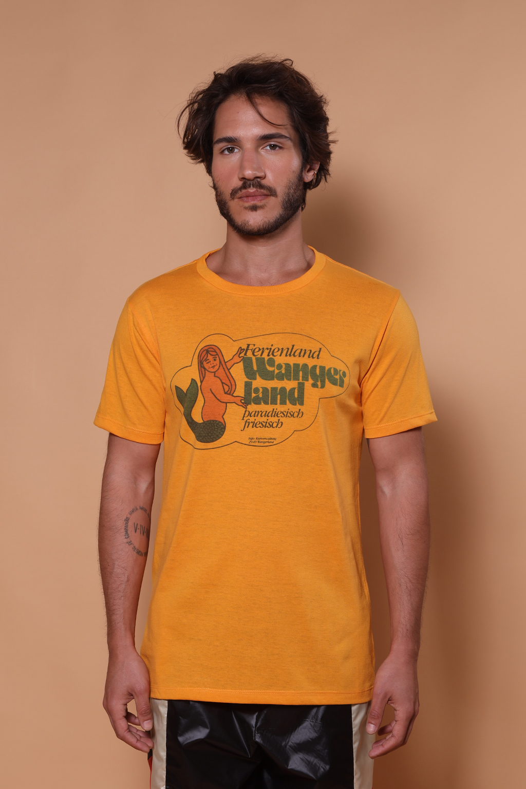 Camiseta amarela estampada Wangerland