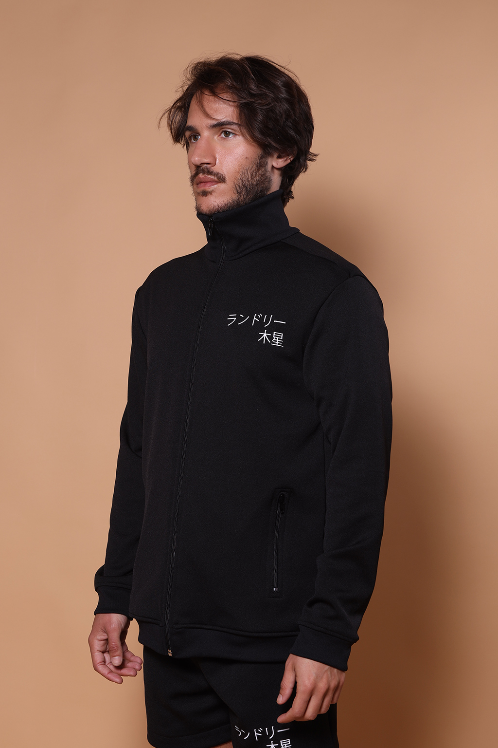 jaqueta helanca preta lavanderia júpiter