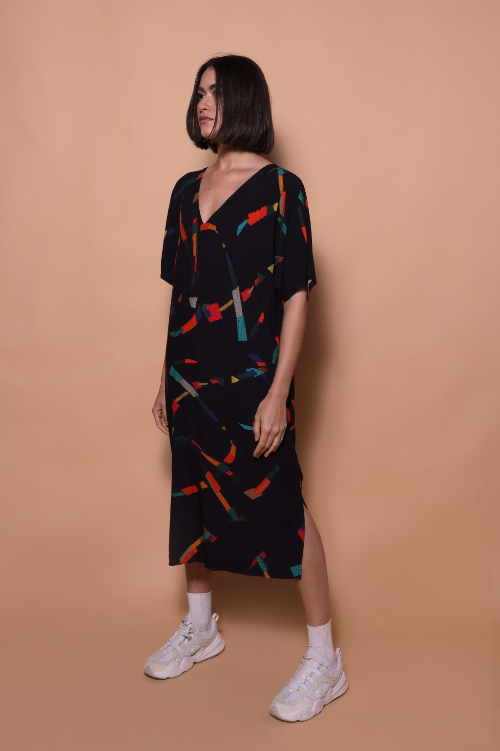 Túnica estampada Estrela da Manhã