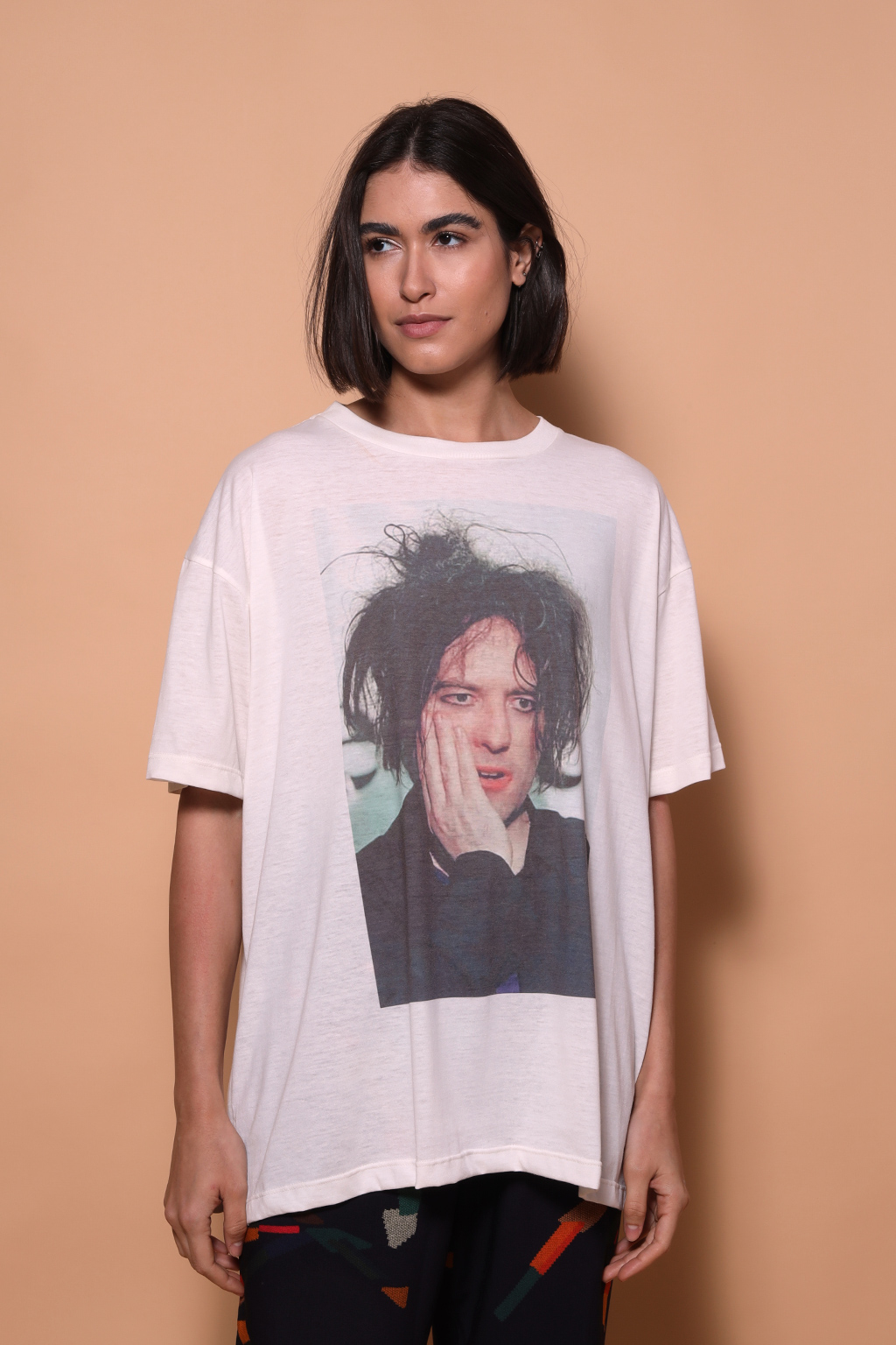 Camiseta oversize estampada The Cure
