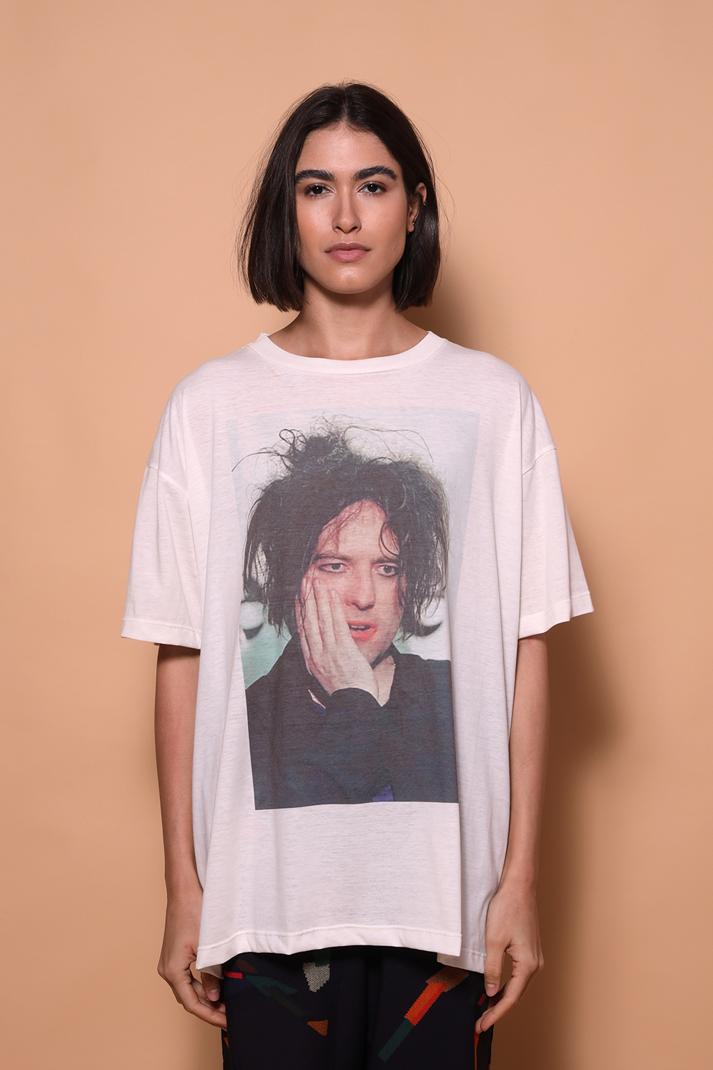Camiseta oversize estampada The Cure