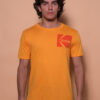 Camiseta amarela estampada Kodak
