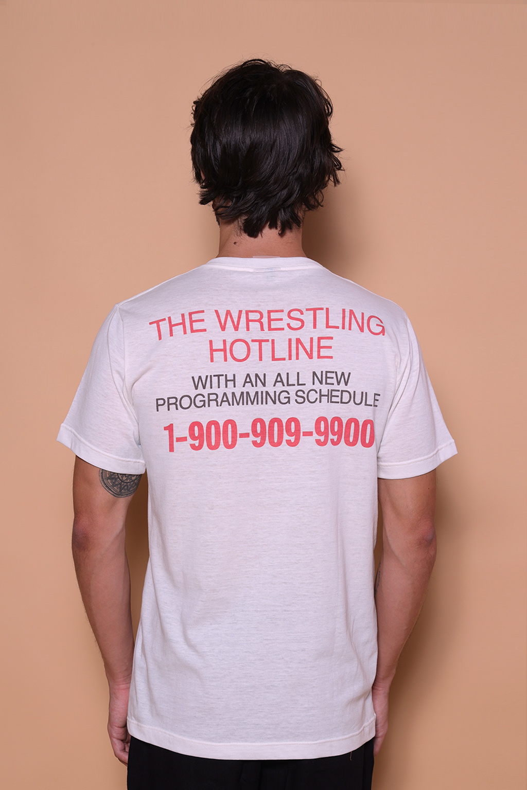 Camiseta estampada Wrestling Hotline