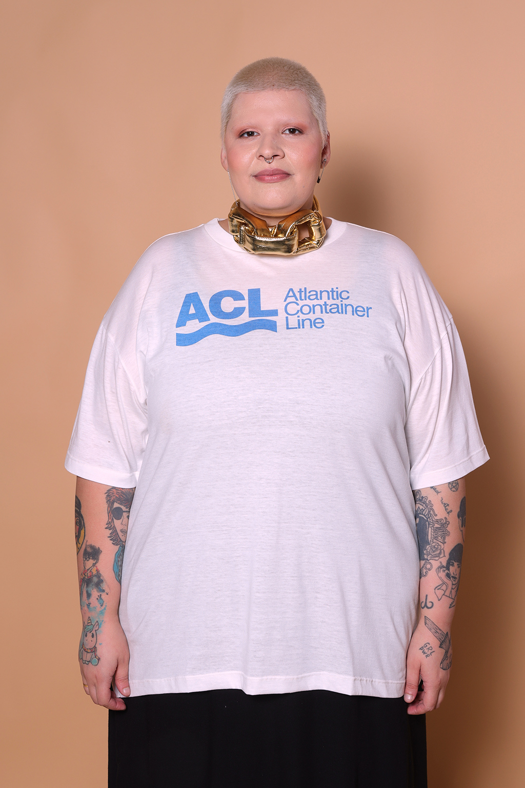 Camiseta oversize estampada ACL