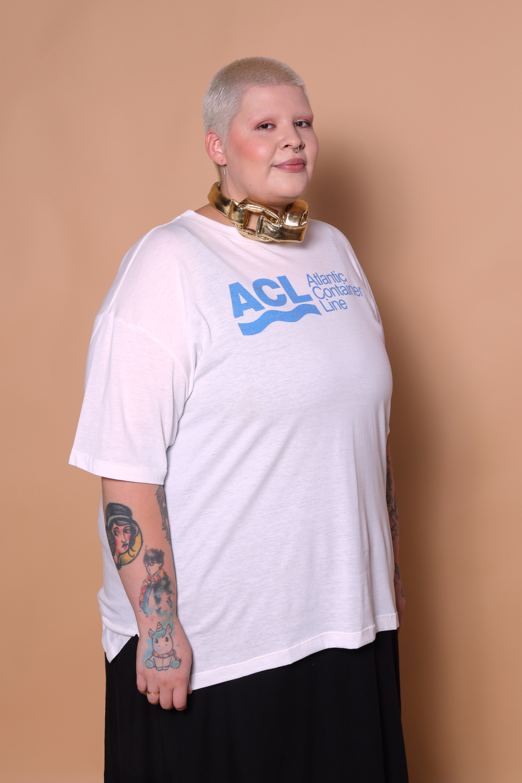 Camiseta oversize estampada ACL