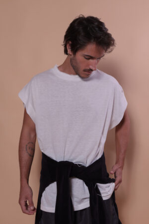 Regata masculina off-white