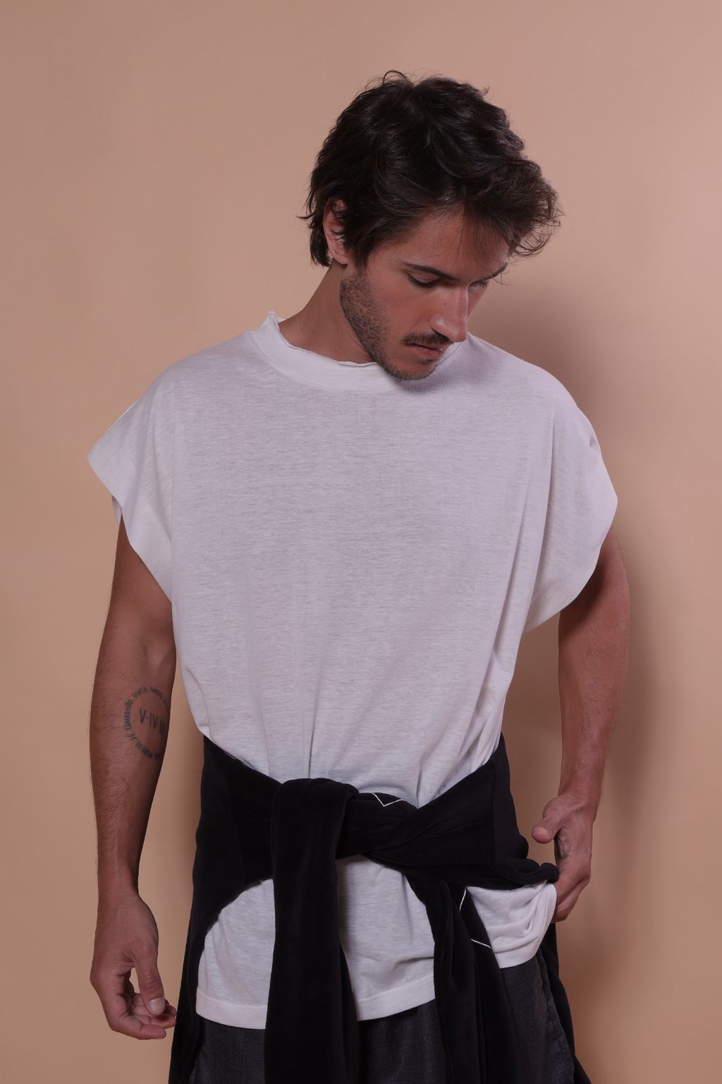 Regata masculina off-white