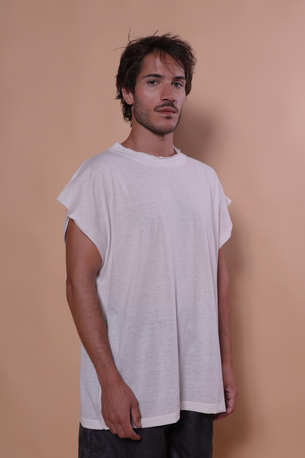 Regata masculina off-white