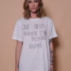 Camiseta estampada Que Deus perdoe essas pessoas ruins