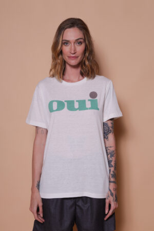 Camiseta estampada Oui