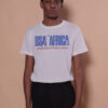 Camiseta estampada USA for Africa