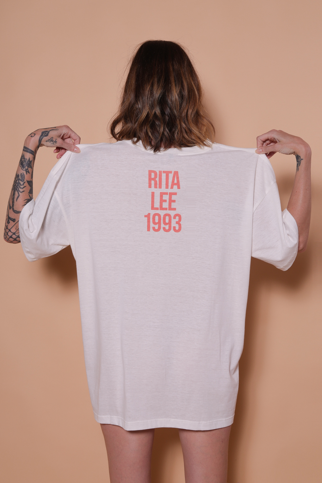 Camiseta oversize estampada Menopower