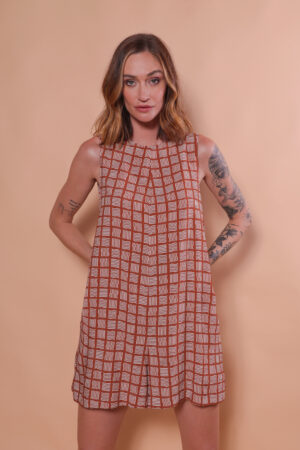 Macaquinho amplo estampado Lámen