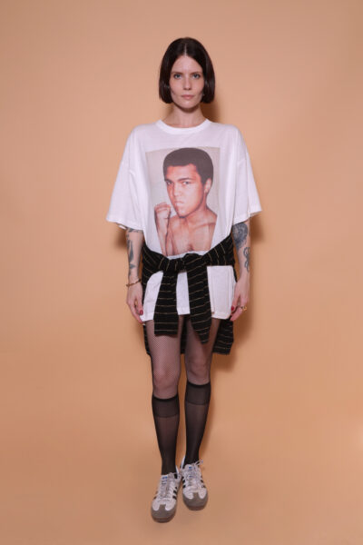 Camiseta oversize estampada Muhammad Ali