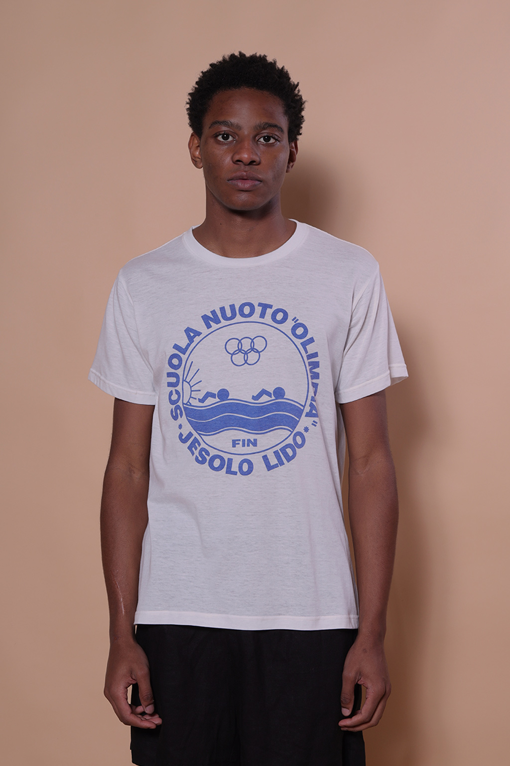 Camiseta estampada Natação