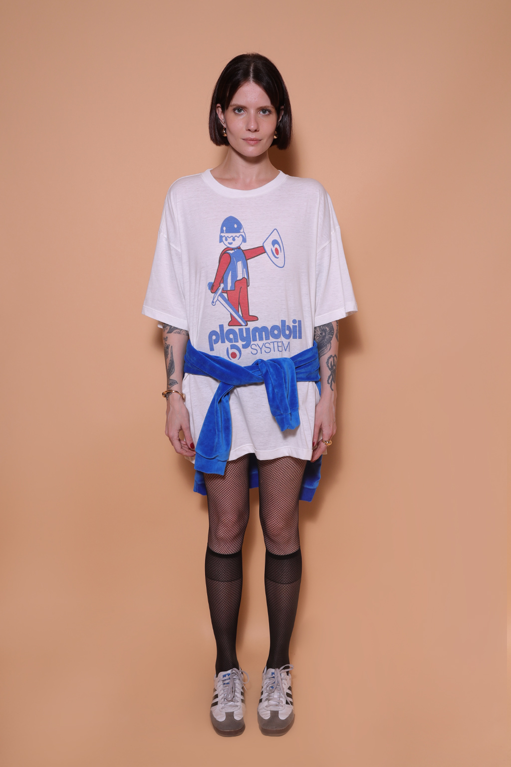 Camiseta oversize estampada Playmobil