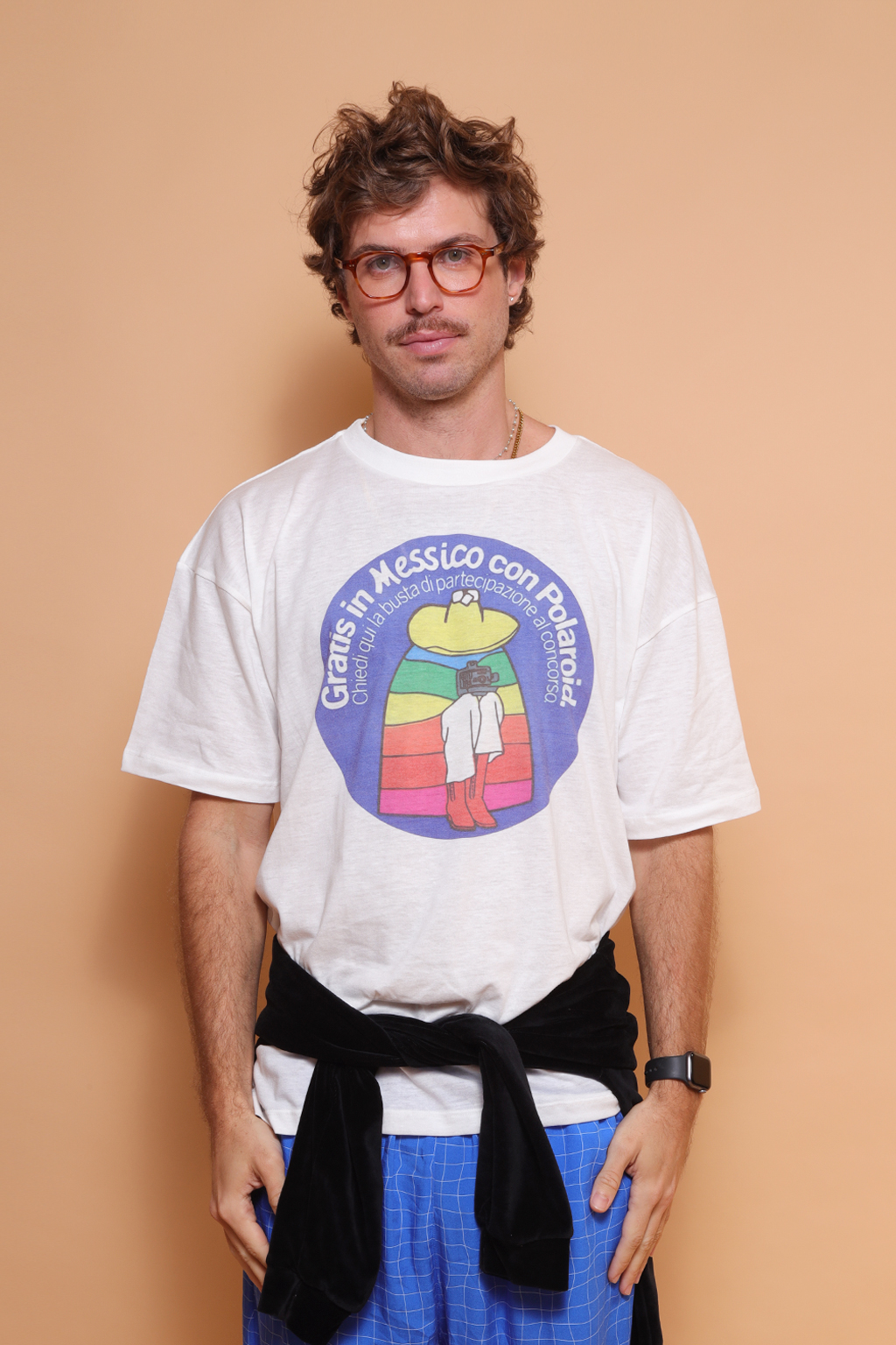 Camiseta oversize estampada Polaroid México