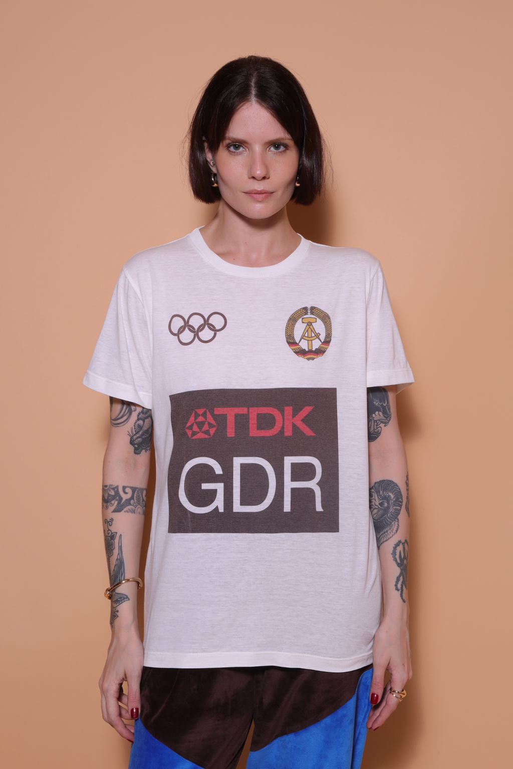 Camiseta estampada Olimpíadas GDR