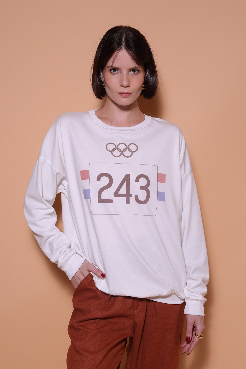 Blusão estampado Olimpíadas